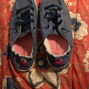 Time & try memory foam slip on shoes